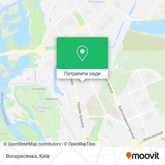 Карта Воскресенка