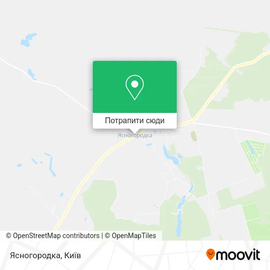 Карта Ясногородка