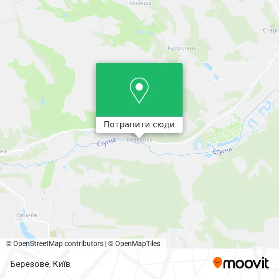 Карта Березове