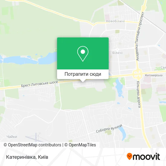 Карта Катеринівка