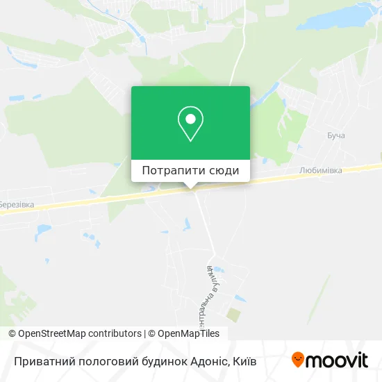 Карта Приватний пологовий будинок Адоніс