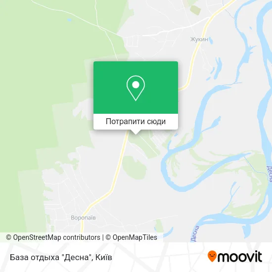 Карта База отдыха "Десна"