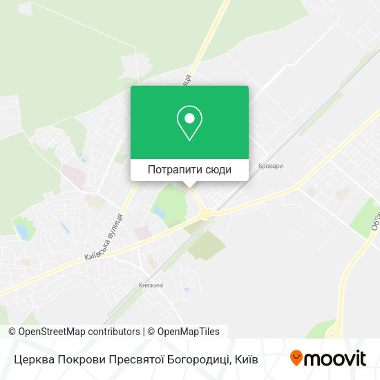 Карта Церква Покрови Пресвятої Богородиці