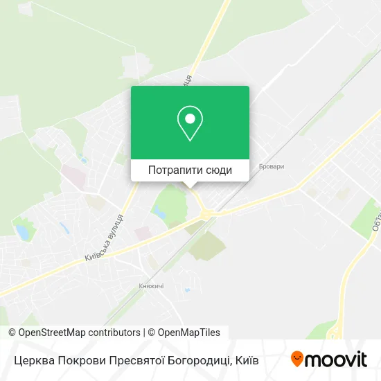 Карта Церква Покрови Пресвятої Богородиці