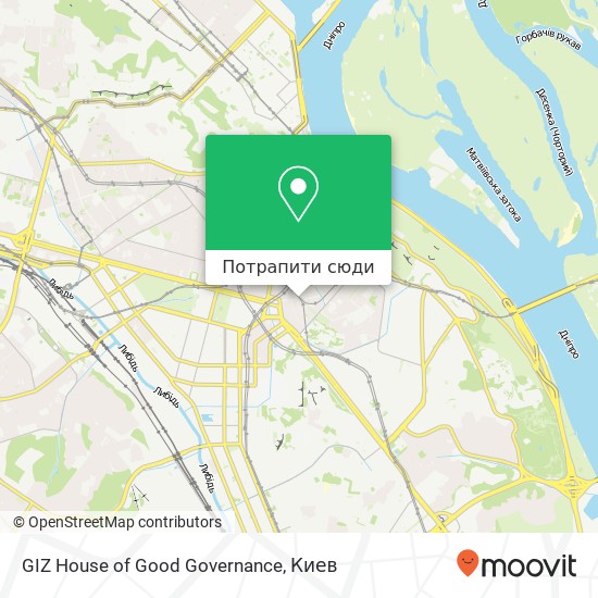 Карта GIZ House of Good Governance