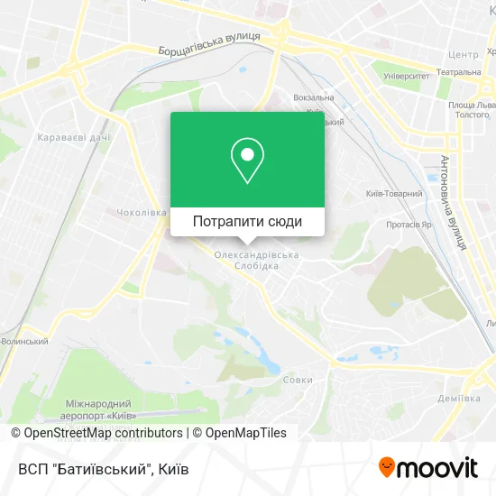 Карта ВСП "Батиївський"