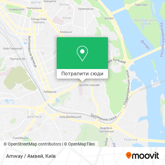 Карта Amway / Амвей