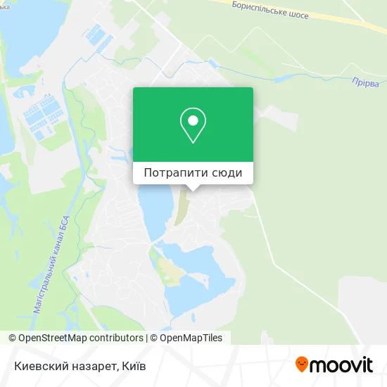 Карта Киевский назарет