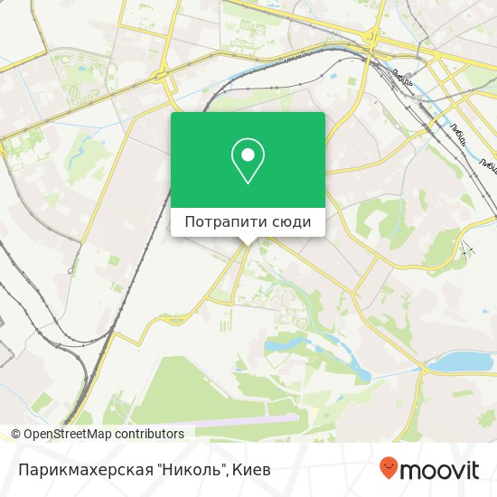 Карта Парикмахерская "Николь"