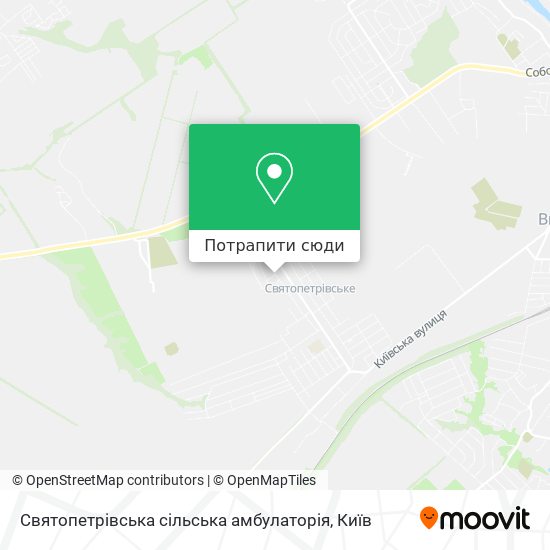 Карта Святопетрівська сільська амбулаторія