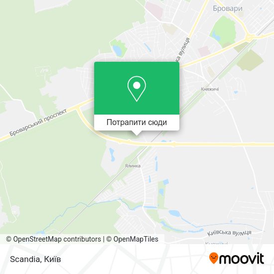 Карта Scandia