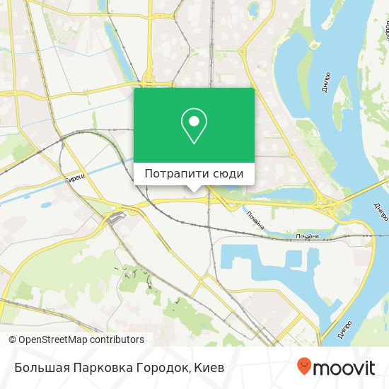 Карта Большая Парковка Городок