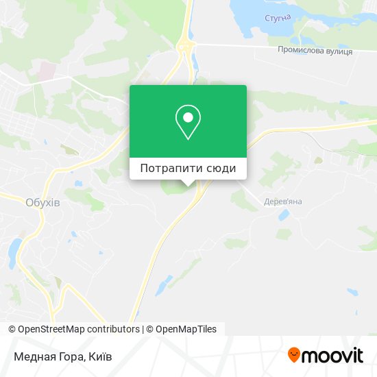 Карта Медная Гора