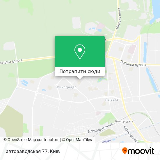 Карта автозаводская 77