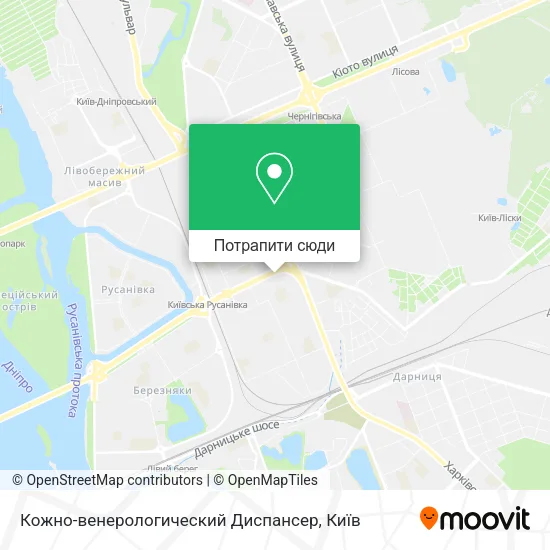Карта Кожно-венерологический Диспансер