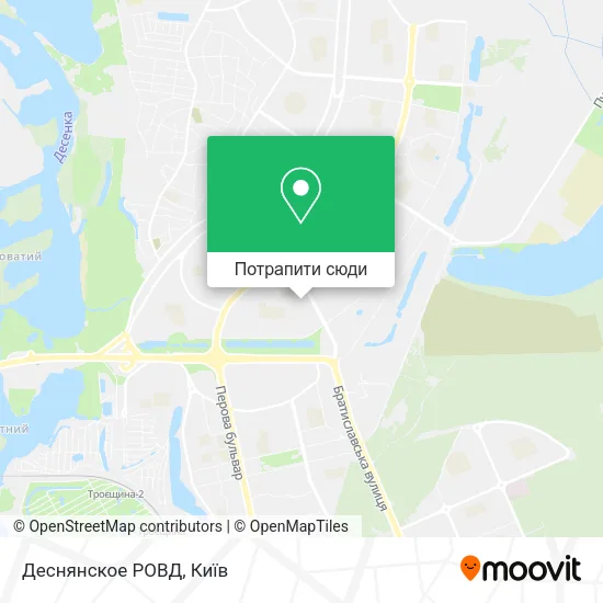 Карта Деснянское РОВД