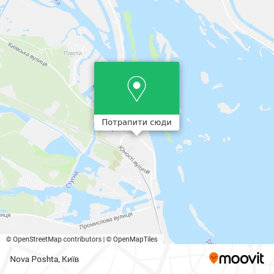 Карта Nova Poshta