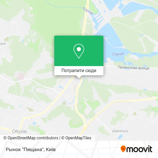 Карта Рынок "Пищана"