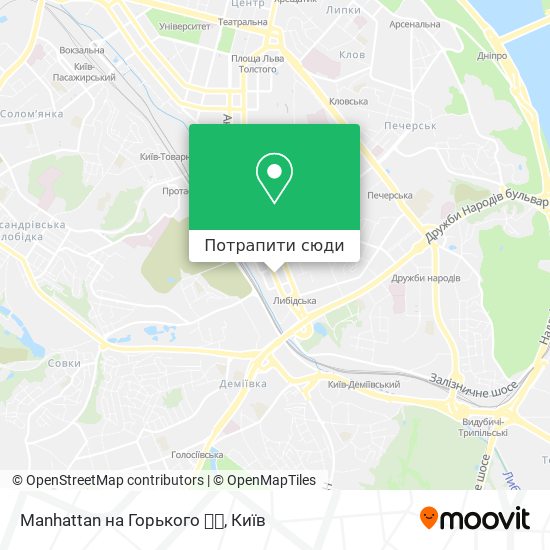 Карта Manhattan на Горького 🏩🌇