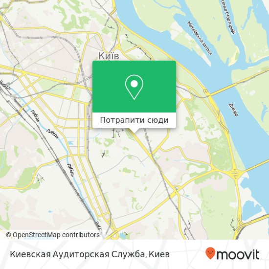 Карта Киевская Аудиторская Служба