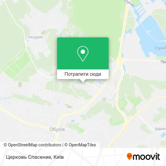 Карта Церковь Спасение