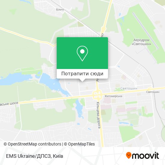 Карта EMS Ukraine/ДПСЗ
