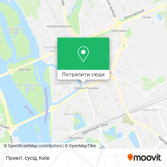 Карта Привіт, сусід