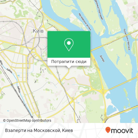Карта Взаперти на Московской