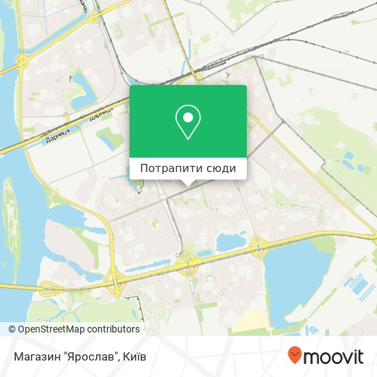 Карта Магазин "Ярослав"