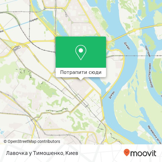 Карта Лавочка у Тимошенко