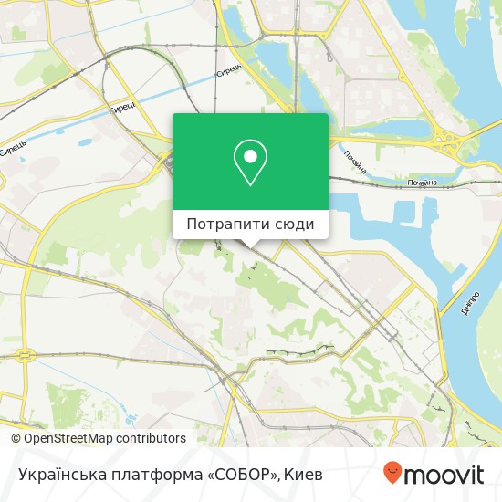 Карта Українська платформа «СОБОР»