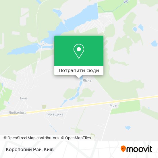 Карта Короповий Рай