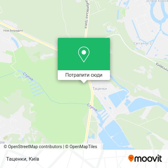 Карта Таценки