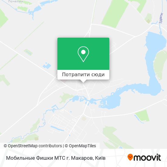Карта Мобильные Фишки МТС г. Макаров
