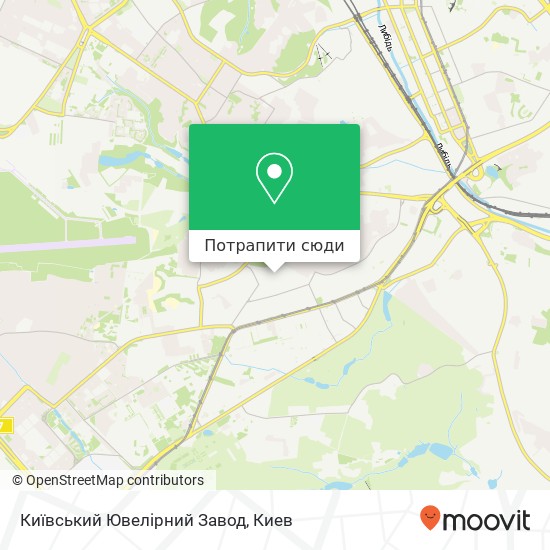 Карта Київський Ювелірний Завод