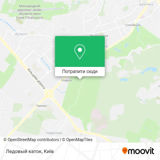 Карта Ледовый каток