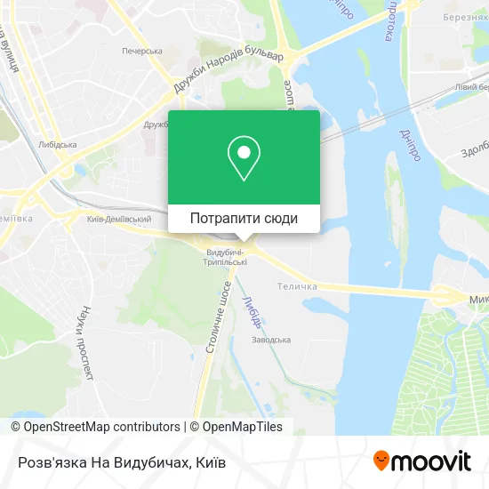 Карта Розв'язка На Видубичах