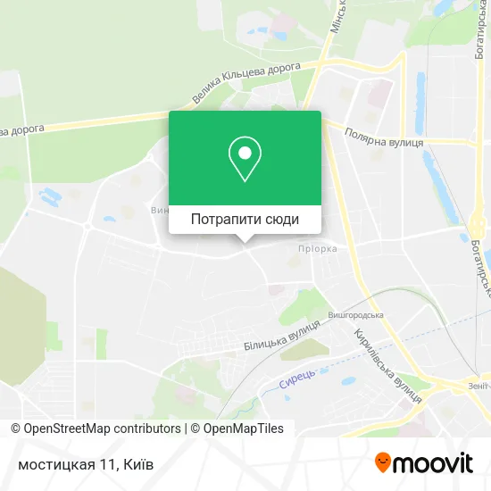 Карта мостицкая 11