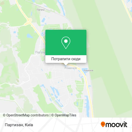 Карта Партизан