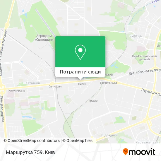 Карта Маршрутка 759