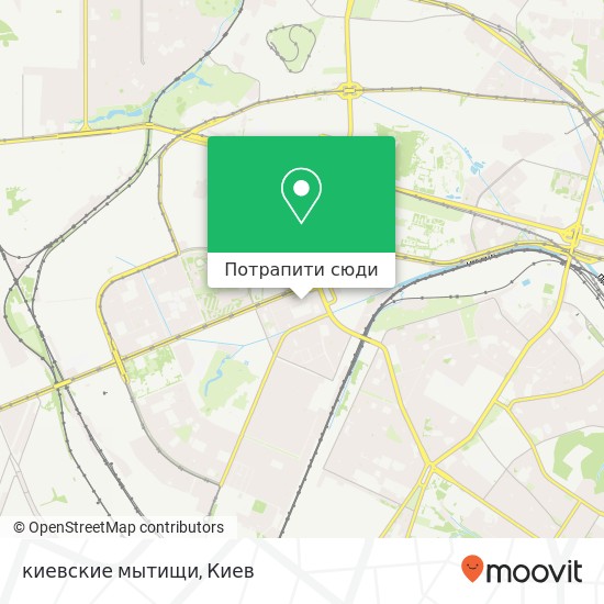 Карта киевские мытищи