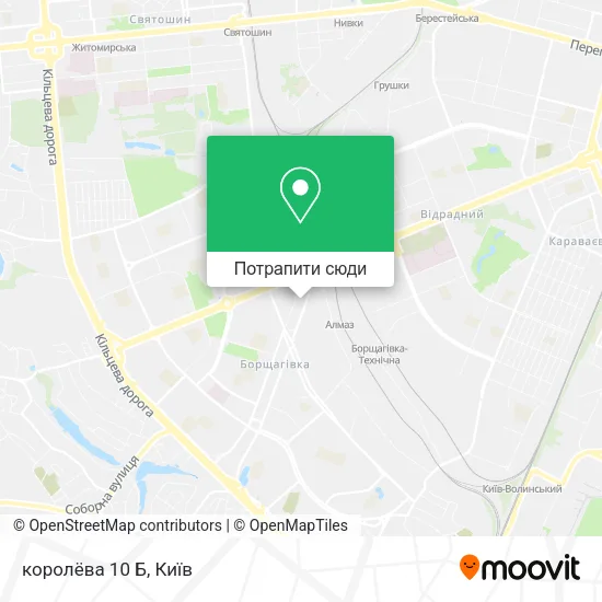 Карта королёва 10 Б