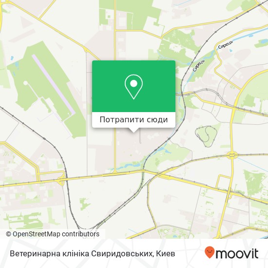 Карта Ветеринарна клініка Свиридовських