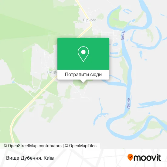 Карта Вища Дубечня