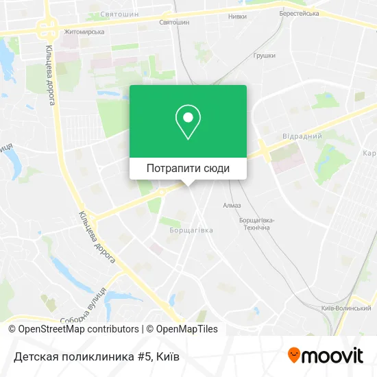 Карта Детская поликлиника #5