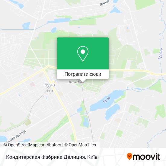 Карта Кондитерская Фабрика Делиция