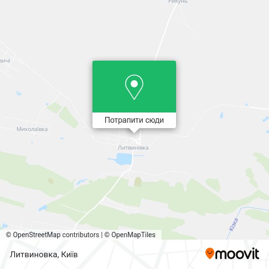 Карта Литвиновка