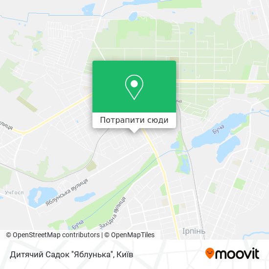 Карта Дитячий Садок ''Яблунька''