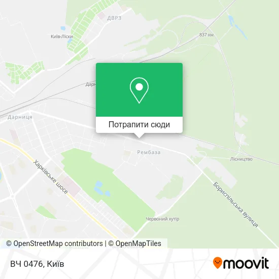 Карта ВЧ 0476