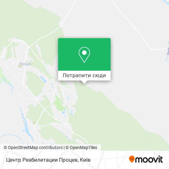 Карта Центр Реабилитации Процев